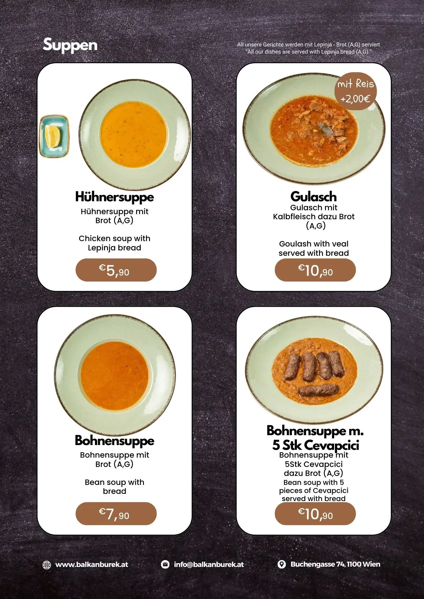 Burek frisch gebacken